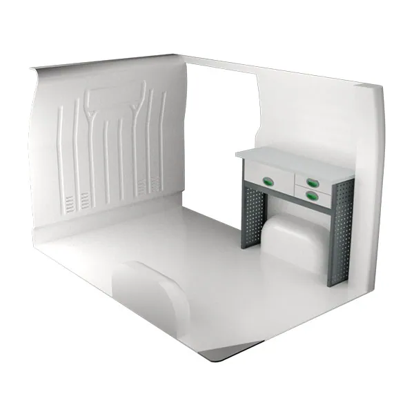 Aménagement métal côté droit équipement pour utilitaire Renault Master III 2010 