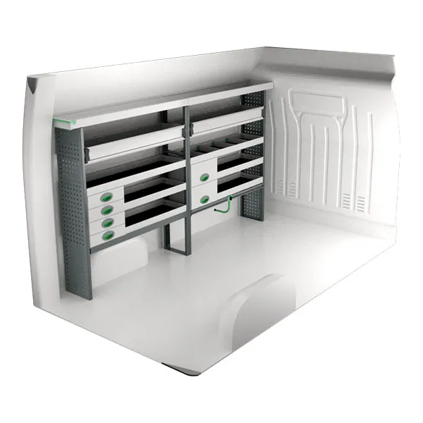 Aménagement métal côté gauche équipement pour utilitaire Renault Master III 2010 