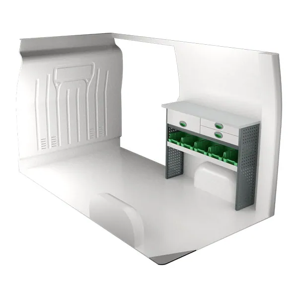 Aménagement métal côté droit équipement pour utilitaire Renault Master III 2010 