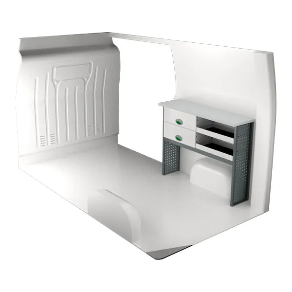 Aménagement métal côté droit équipement pour utilitaire Renault Master III 2010 