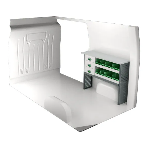 Aménagement métal côté droit équipement pour utilitaire Renault Master III 2010 