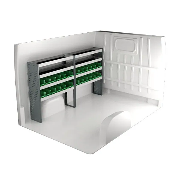 Aménagement métal côté gauche équipement pour utilitaire Peugeot Boxer II 2006 