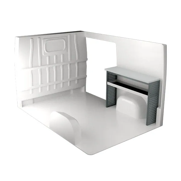 Aménagement métal côté droit équipement pour utilitaire Peugeot Boxer II 2006 
