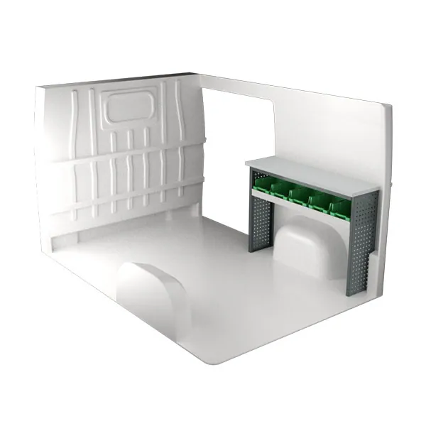 Aménagement métal côté droit équipement pour utilitaire Peugeot Boxer II 2006 