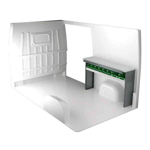Aménagement métal côté droit équipement pour utilitaire Peugeot Boxer II 2006 