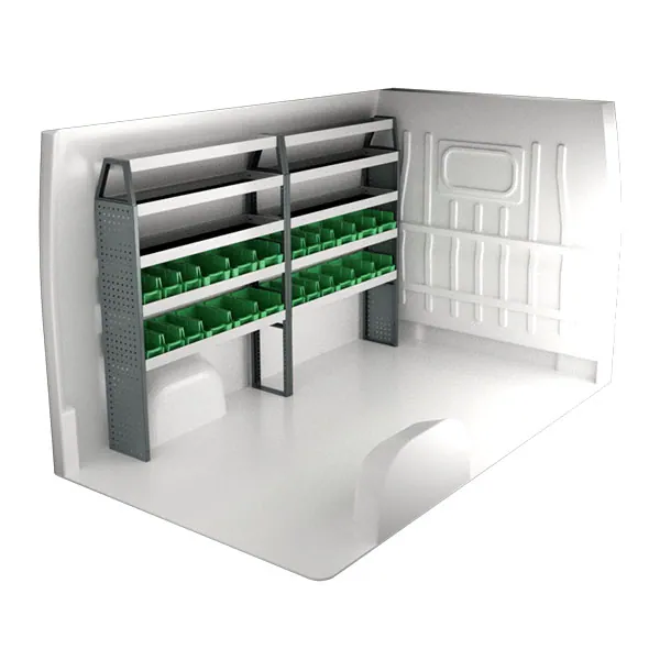 Aménagement métal côté gauche équipement pour utilitaire Peugeot Boxer II 2006 