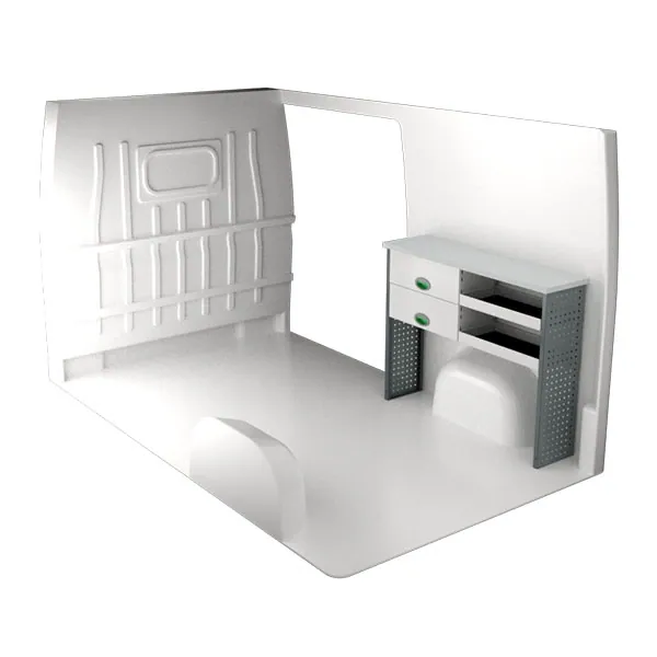 Aménagement métal côté droit équipement pour utilitaire Peugeot Boxer II 2006 