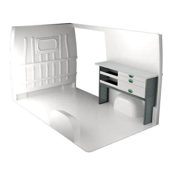 Aménagement métal côté droit équipement pour utilitaire Peugeot Boxer II 2006 