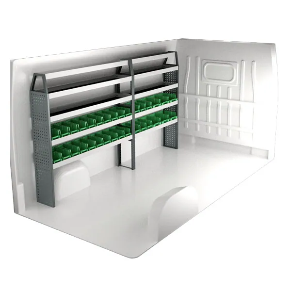 Aménagement métal côté gauche équipement pour utilitaire Peugeot Boxer II 2006 