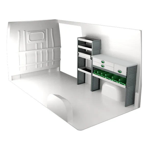 Aménagement métal côté droit équipement pour utilitaire Peugeot Boxer II 2006 