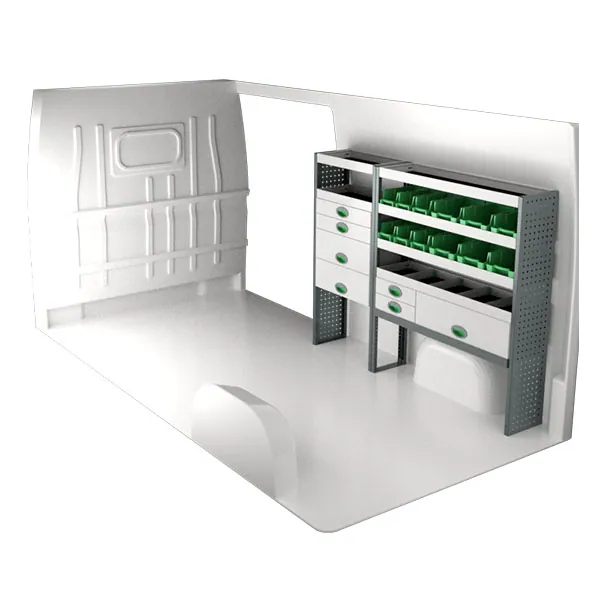Aménagement métal côté droit équipement pour utilitaire Peugeot Boxer II 2006 