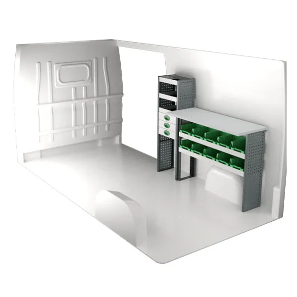 Aménagement métal côté droit équipement pour utilitaire Peugeot Boxer II 2006 