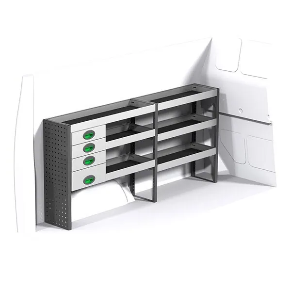 Aménagement métal côté gauche équipement pour utilitaire Volkswagen Transporter 6 
