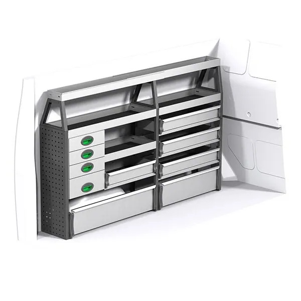 Aménagement métal côté gauche équipement pour utilitaire Volkswagen Transporter 6 