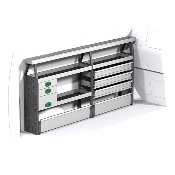 Aménagement métal côté gauche équipement pour utilitaire Volkswagen Transporter 6 