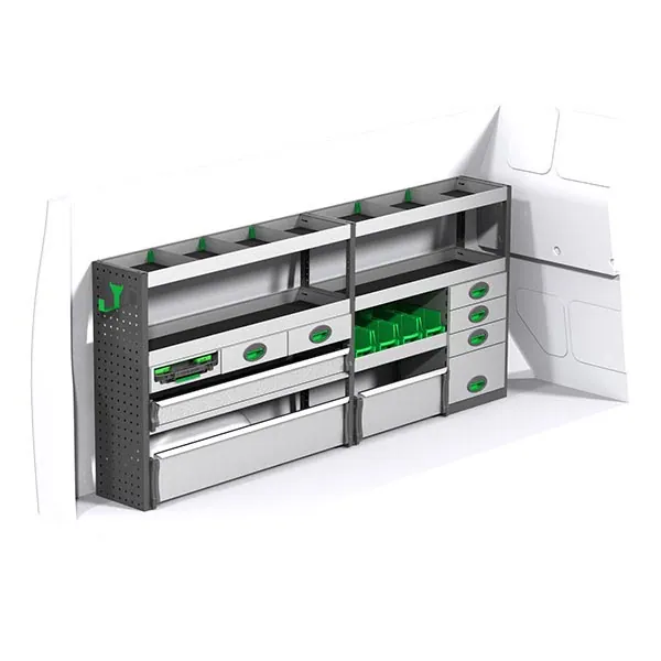 Aménagement métal côté gauche équipement pour utilitaire Volkswagen Transporter 6 