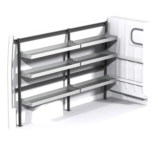 Aménagement métal côté gauche équipement pour utilitaire Peugeot Boxer II 2006 