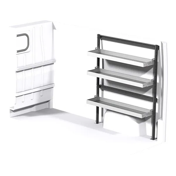 Aménagement métal côté droit équipement pour utilitaire Peugeot Boxer II 2006 