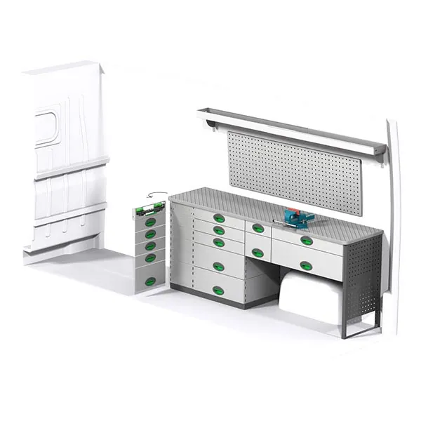 Aménagement métal côté droit équipement pour utilitaire Peugeot Boxer II 2006 
