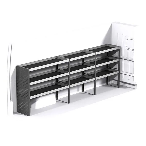 Aménagement métal côté gauche équipement pour utilitaire Peugeot Boxer II 2006 
