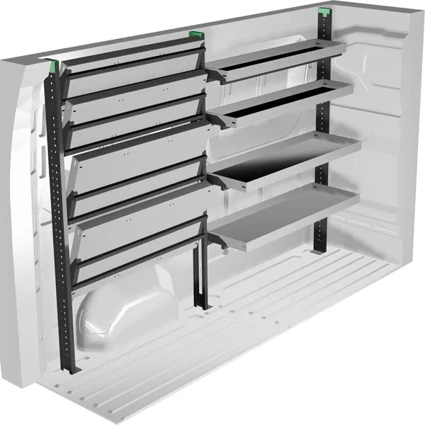 Aménagement métal côté gauche équipement pour utilitaire Renault Master IV 2024 