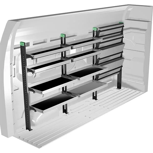 Aménagement métal côté gauche équipement pour utilitaire Renault Master IV 2024 