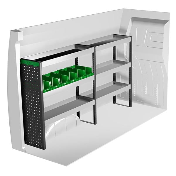 Aménagement métal côté gauche équipement pour utilitaire Maxus EdelIVer3 2024 