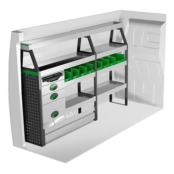 Aménagement métal côté gauche équipement pour utilitaire Maxus EdelIVer3 2024 