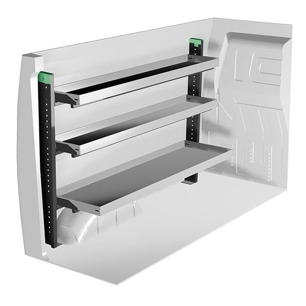 Aménagement métal côté gauche équipement pour utilitaire Maxus EdelIVer3 2024 