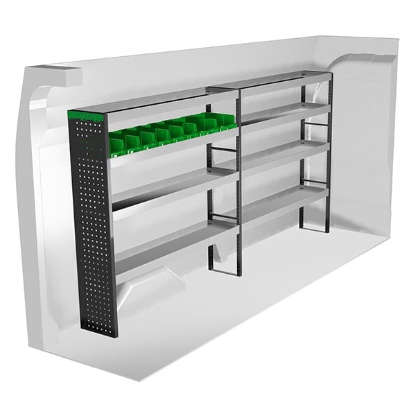 Aménagement métal côté gauche équipement pour utilitaire Maxus DelIVer9 2023 