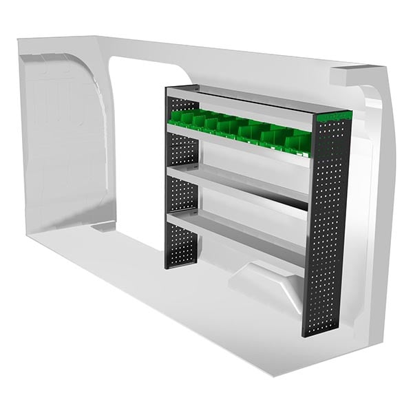 Aménagement métal côté droit équipement pour utilitaire Maxus DelIVer9 2023 