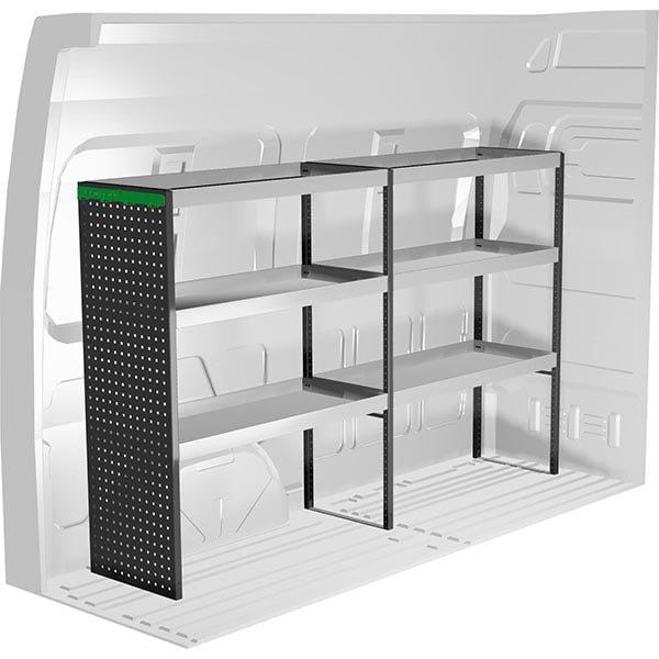 Aménagement métal côté gauche équipement pour utilitaire Mercedes Sprinter III 2018 