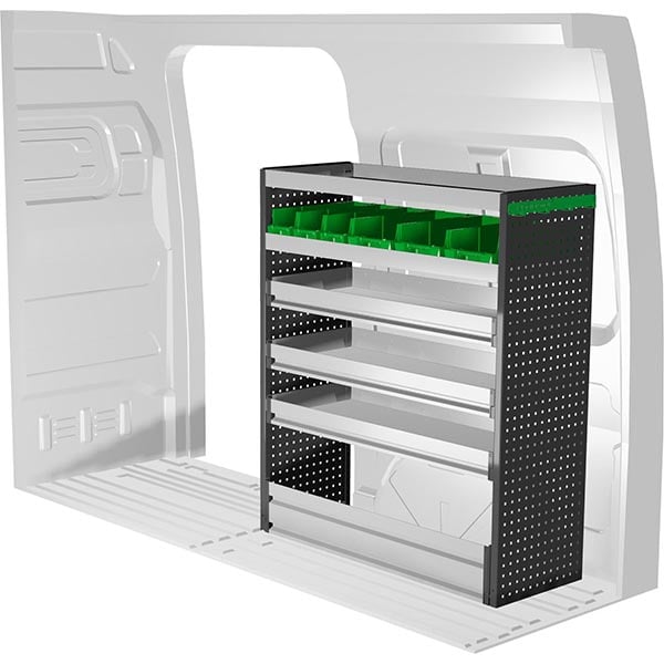 Aménagement métal côté droit équipement pour utilitaire Mercedes Sprinter III 2018 