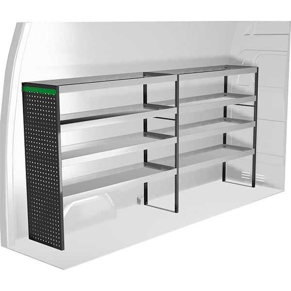 Aménagement métal côté gauche équipement pour utilitaire Mercedes Sprinter III 2018 