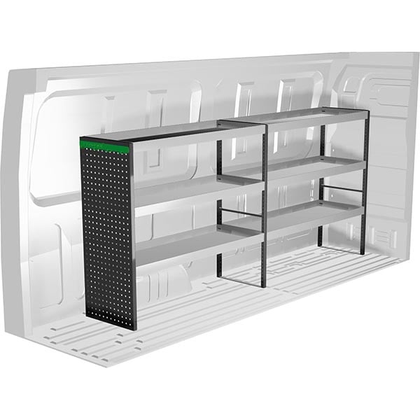 Aménagement métal côté gauche équipement pour utilitaire Mercedes Sprinter III 2018 