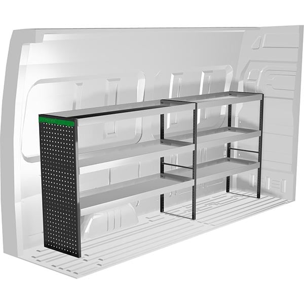 Aménagement métal côté gauche équipement pour utilitaire Mercedes Sprinter III 2018 