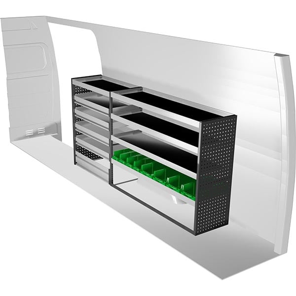 Aménagement métal côté droit équipement pour utilitaire Mercedes Sprinter III 2018 