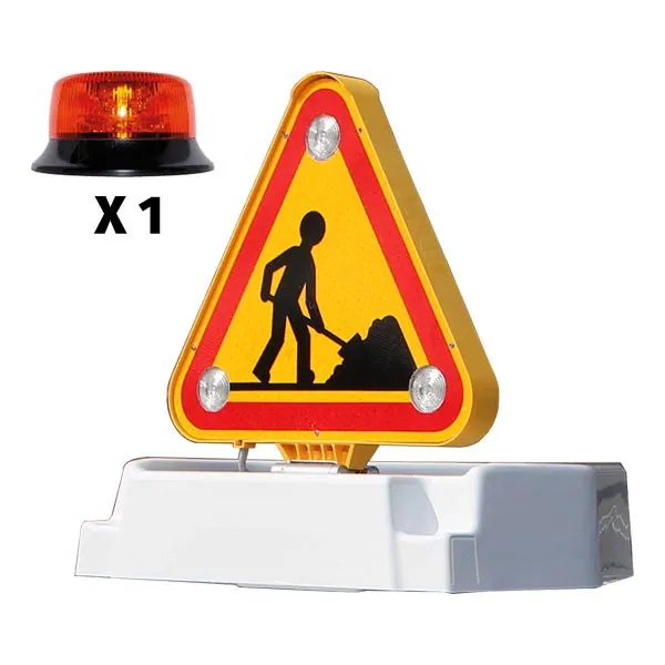 Kit barre 1600mm triflash électrique 1 gyro équipement pour utilitaire