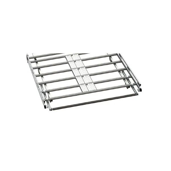 Rouleau ajustable pour galerie acier équipement pour utilitaire