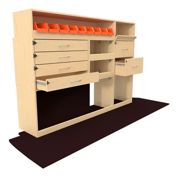 Kit Optipro côté gauche équipement pour utilitaire Volkswagen Transporter 6 