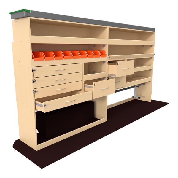 Kit Optipro côté gauche équipement pour utilitaire Mercedes Sprinter III 2018 