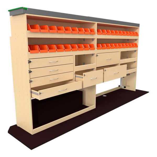 Kit Optipro côté gauche équipement pour utilitaire Mercedes Sprinter III 2018 