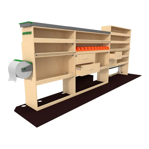 Kit complet Optipro pour agent de maintenance équipement pour utilitaire