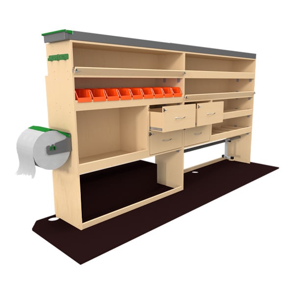 Kit complet Optipro pour agent de maintenance équipement pour utilitaire Mercedes Sprinter III 2018 