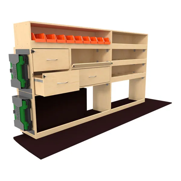 Kit complet Optipro pour menuisier équipement pour utilitaire Volkswagen Transporter 6 