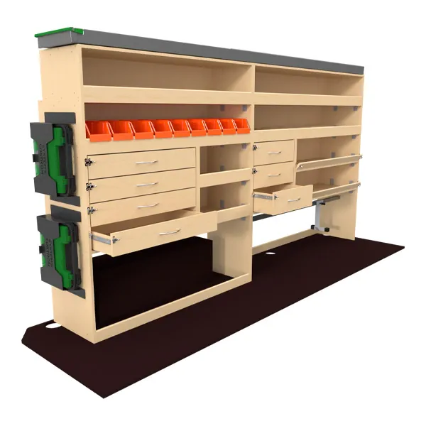 Kit complet Optipro pour menuisier équipement pour utilitaire Mercedes Esprinter 2020 