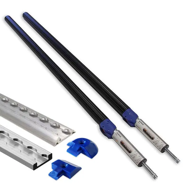 2 barres KIM07 + rail encast. & semi circulaire équipement pour utilitaire
