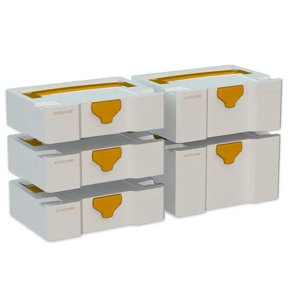 Pack Systainers T1x3 + T2x1 + T3x1 équipement pour utilitaire