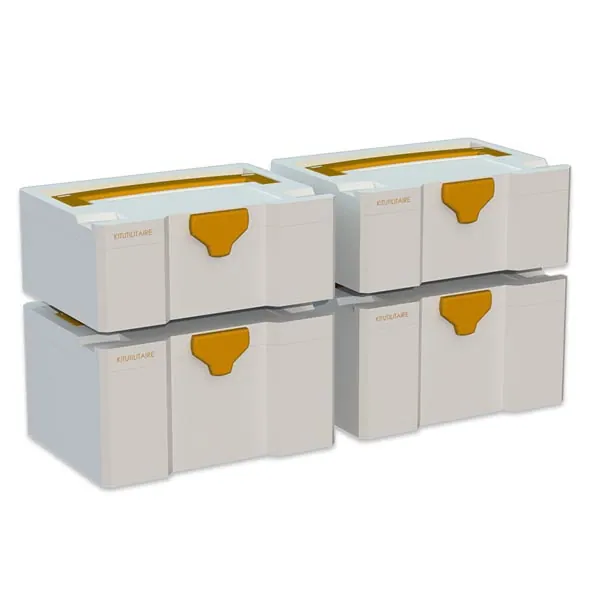Pack Systainers T2x2 + T3x2 équipement pour utilitaire