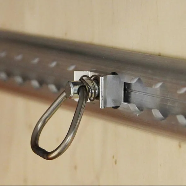 Pion aéro simple en alu à boucle et à clipser équipement pour utilitaire